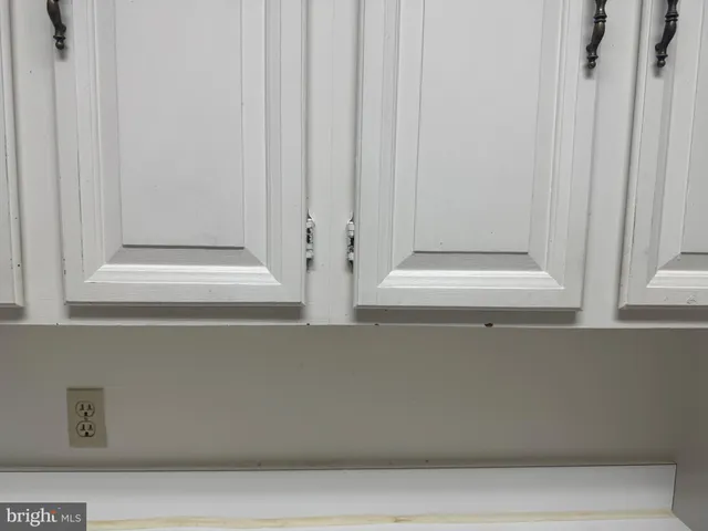 a close up of a mirror