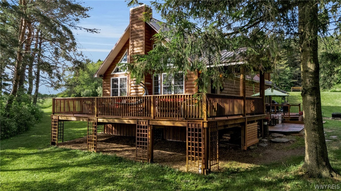 1510 Lyndon Center Road Lyndon, NY 14737 - Photo 1 of 50 Amish Built Log Home