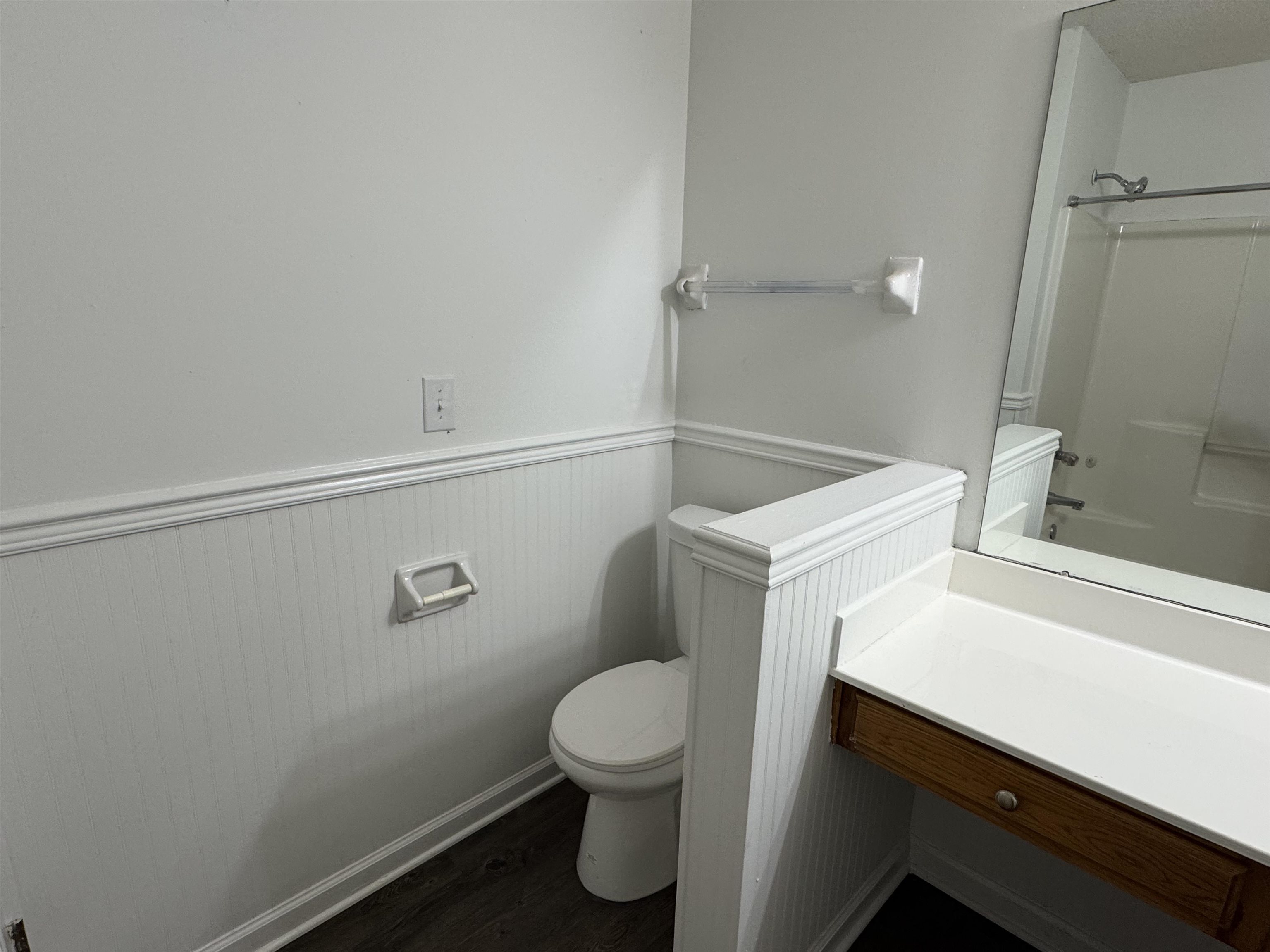 6932 Snyder Road Memphis, TN 38141 - Photo 15 of 15 a bathroom with a sink a toilet and a shower