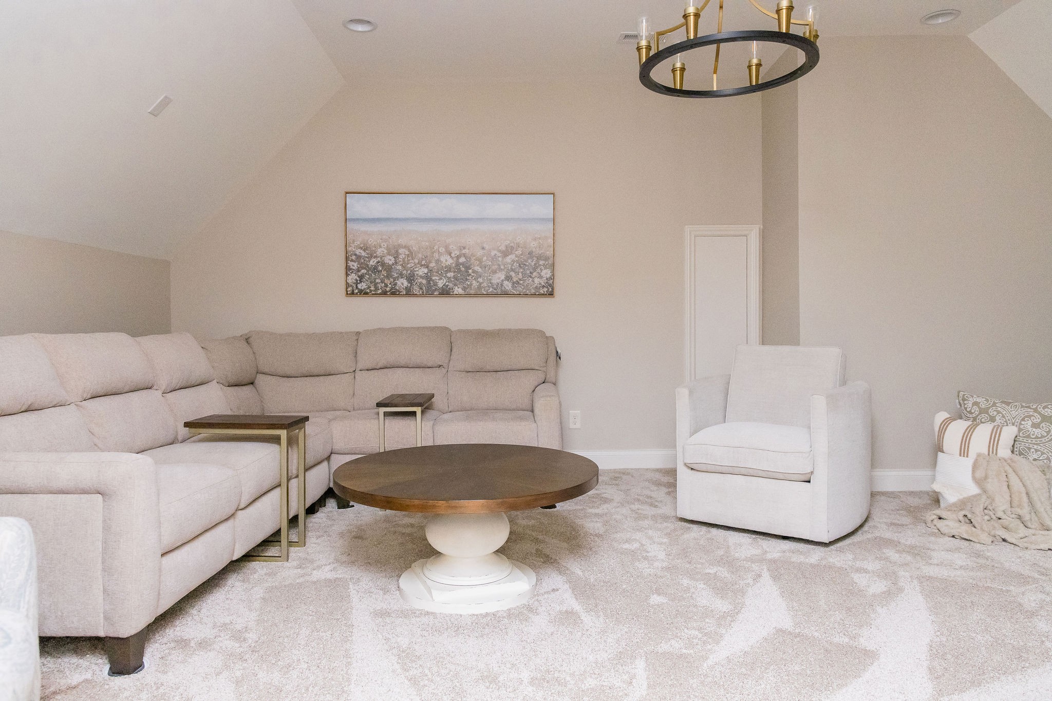 3536 Raleigh Beard Road Santa Fe, TN 38482 - Photo 65 of 72 a living room with furniture a couch and a chandelier