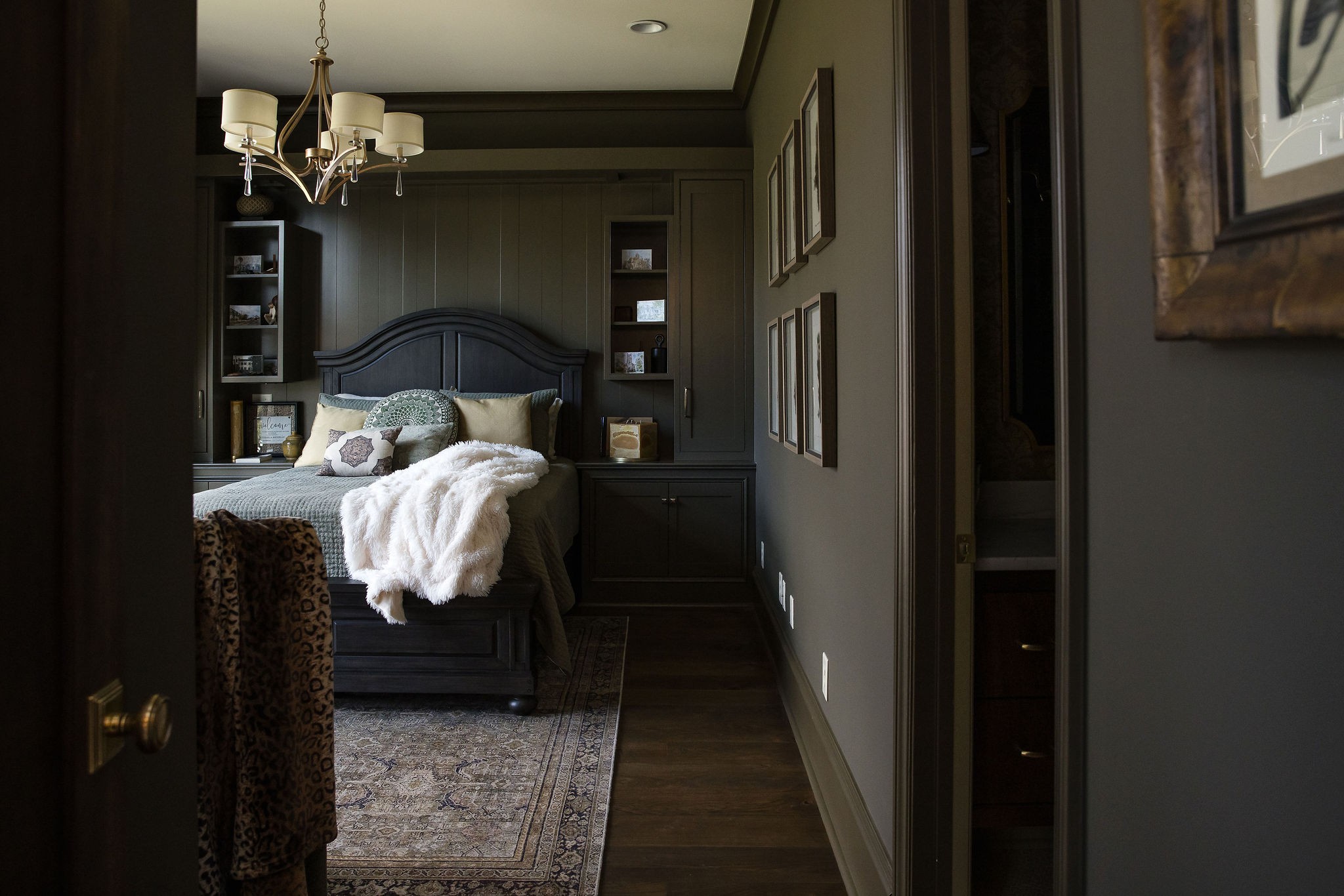 3536 Raleigh Beard Road Santa Fe, TN 38482 - Photo 10 of 72 a bedroom with a bed and a chandelier