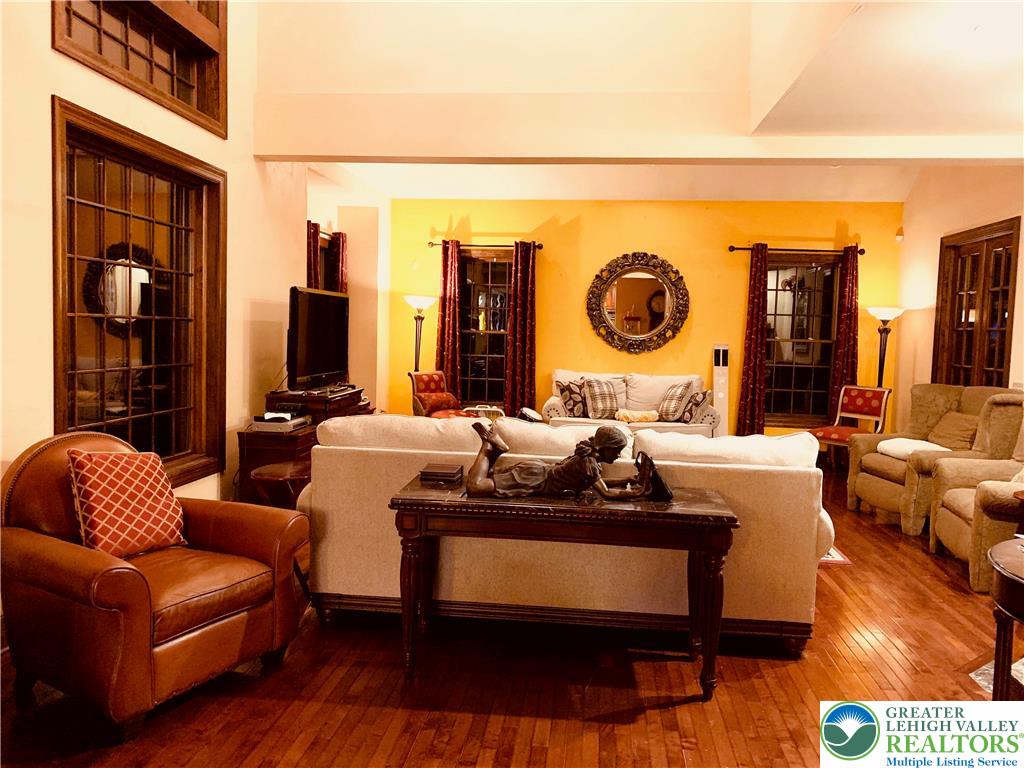 459 Mt Pleasant Road Bangor, PA 18013 - Photo 12 of 86 a living room with furniture and a wooden floor