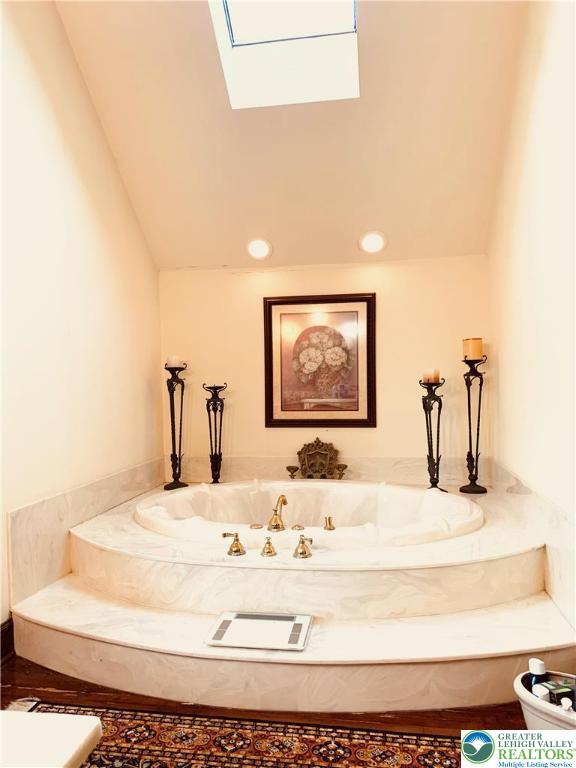 459 Mt Pleasant Road Bangor, PA 18013 - Photo 23 of 86 a bedroom with a bed and a bathroom