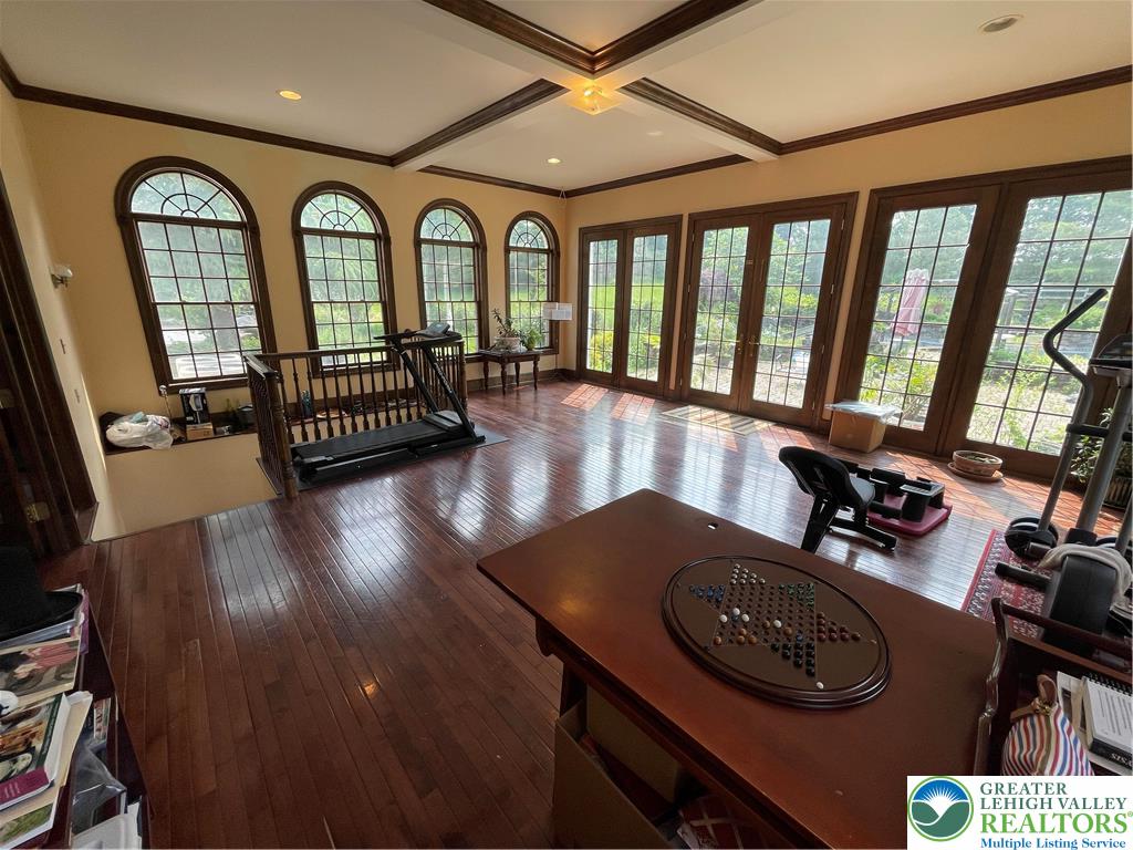 459 Mt Pleasant Road Bangor, PA 18013 - Photo 45 of 86 a view of a room with gym equipment