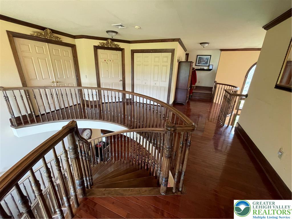 459 Mt Pleasant Road Bangor, PA 18013 - Photo 50 of 86 a view of entryway with wooden floor and door