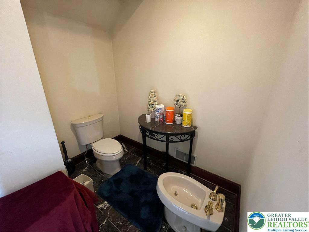 459 Mt Pleasant Road Bangor, PA 18013 - Photo 61 of 86 a bathroom with a toilet and a sink