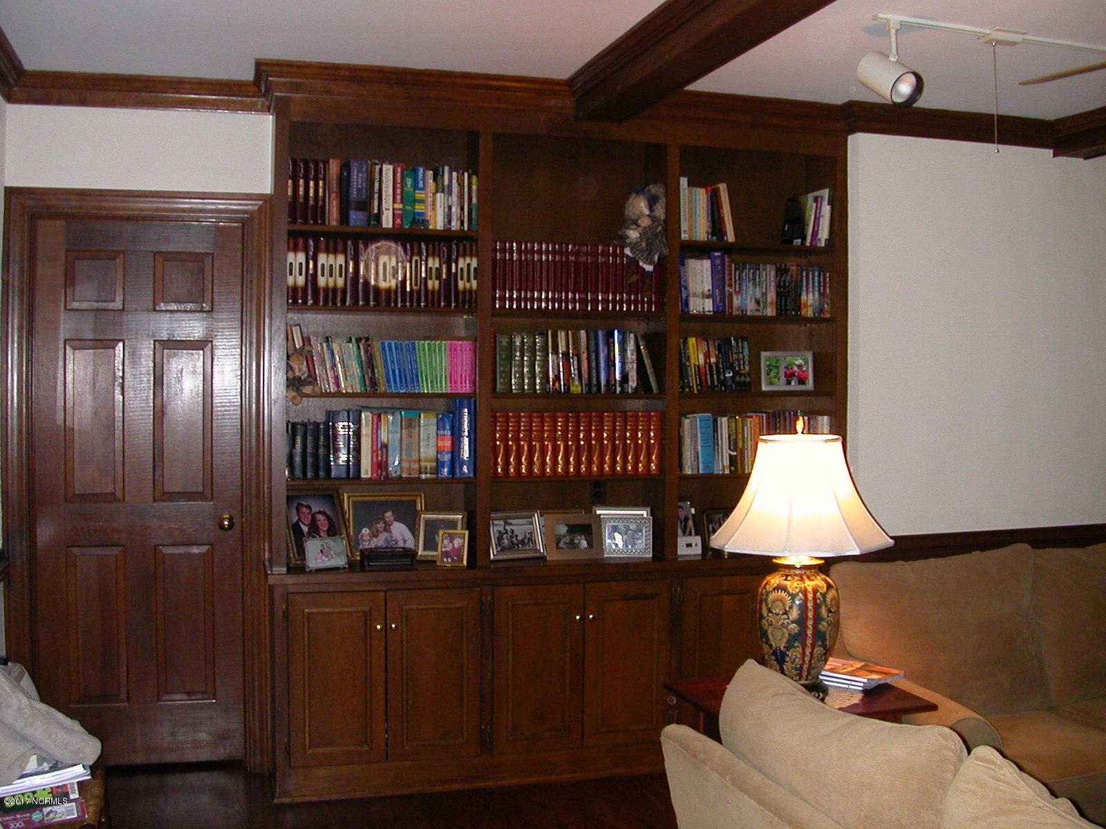 3421 Merrifield Road Rocky Mount, NC 27804 - Photo 19 of 31 living room, built-in bookcase