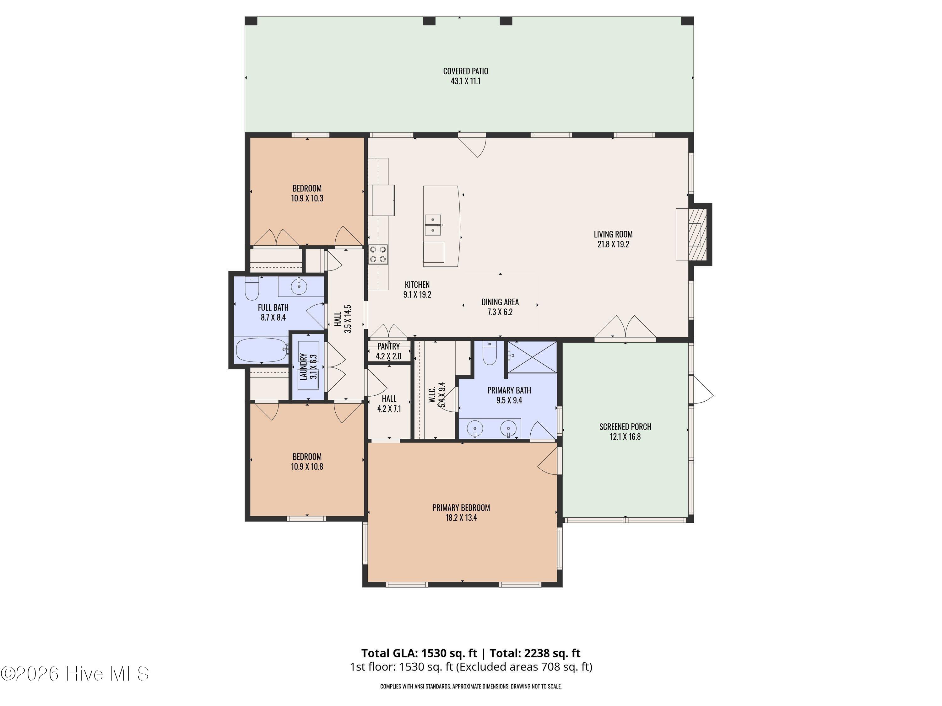 665 Mann Road Coats, NC 27521 - Photo 53 of 53 floor plan 665 Mann