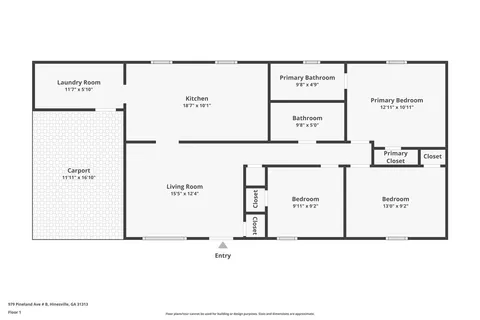 $200,000 | 979 B Pineland Avenue, Hinesville, GA 31313
