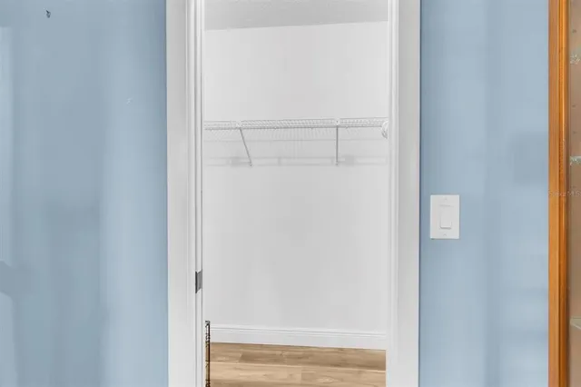 a view of front door