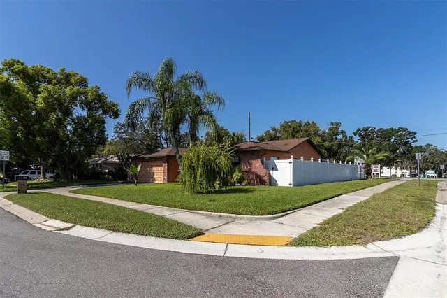 a view of a volley ball court