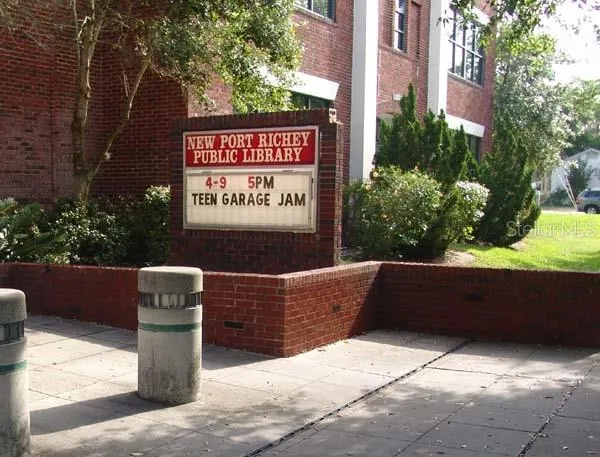 a outdoor space with sitting area