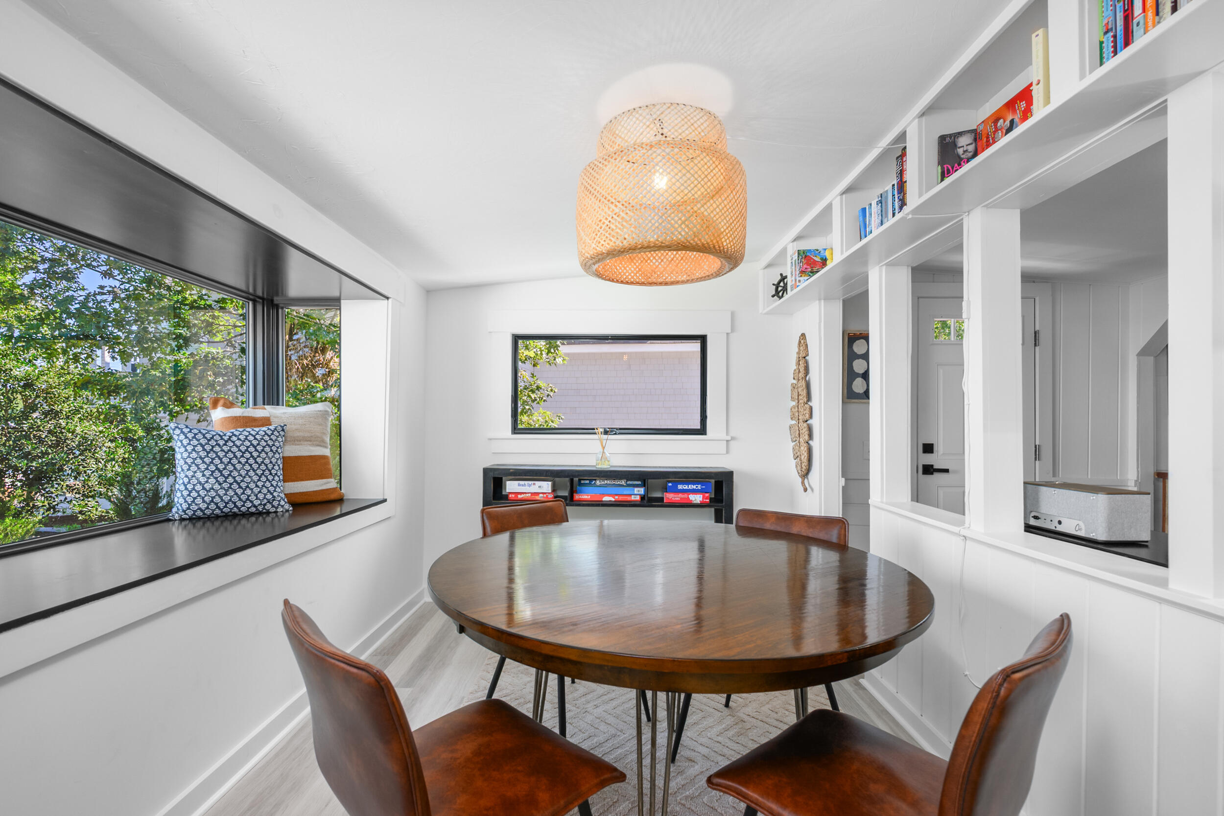 18 Great River Road Mashpee, MA 02649 - Photo 36 of 99 a view of a dining room with furniture and wooden floor