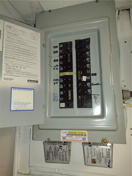 118 Sylvan Drive Lower Burrell, PA 15068 - Photo 13 of 14 a bathroom with a sink and a mirror