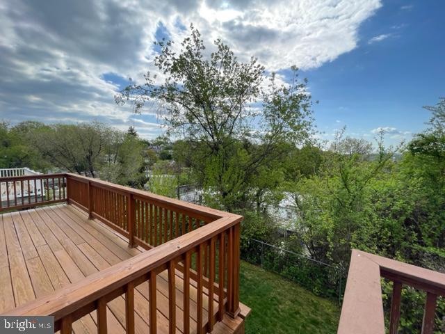 268 Ripka Street Philadelphia, PA 19127 - Photo 29 of 31 a view of balcony with wooden floor and fence