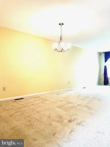 a view of an empty room