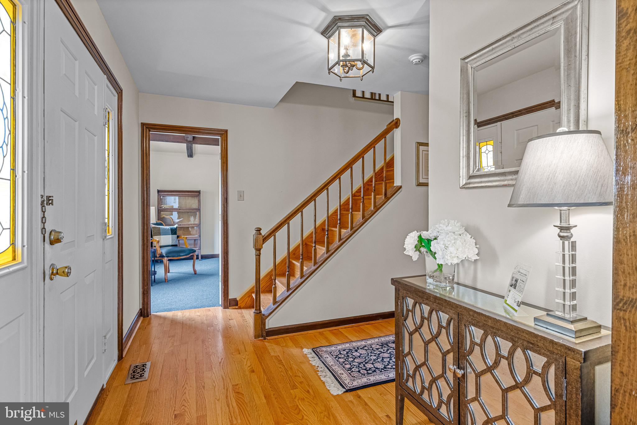 607 Foxfields Road Bryn Mawr, PA 19010 - Photo 17 of 48 Front Entryway/Primary staircase