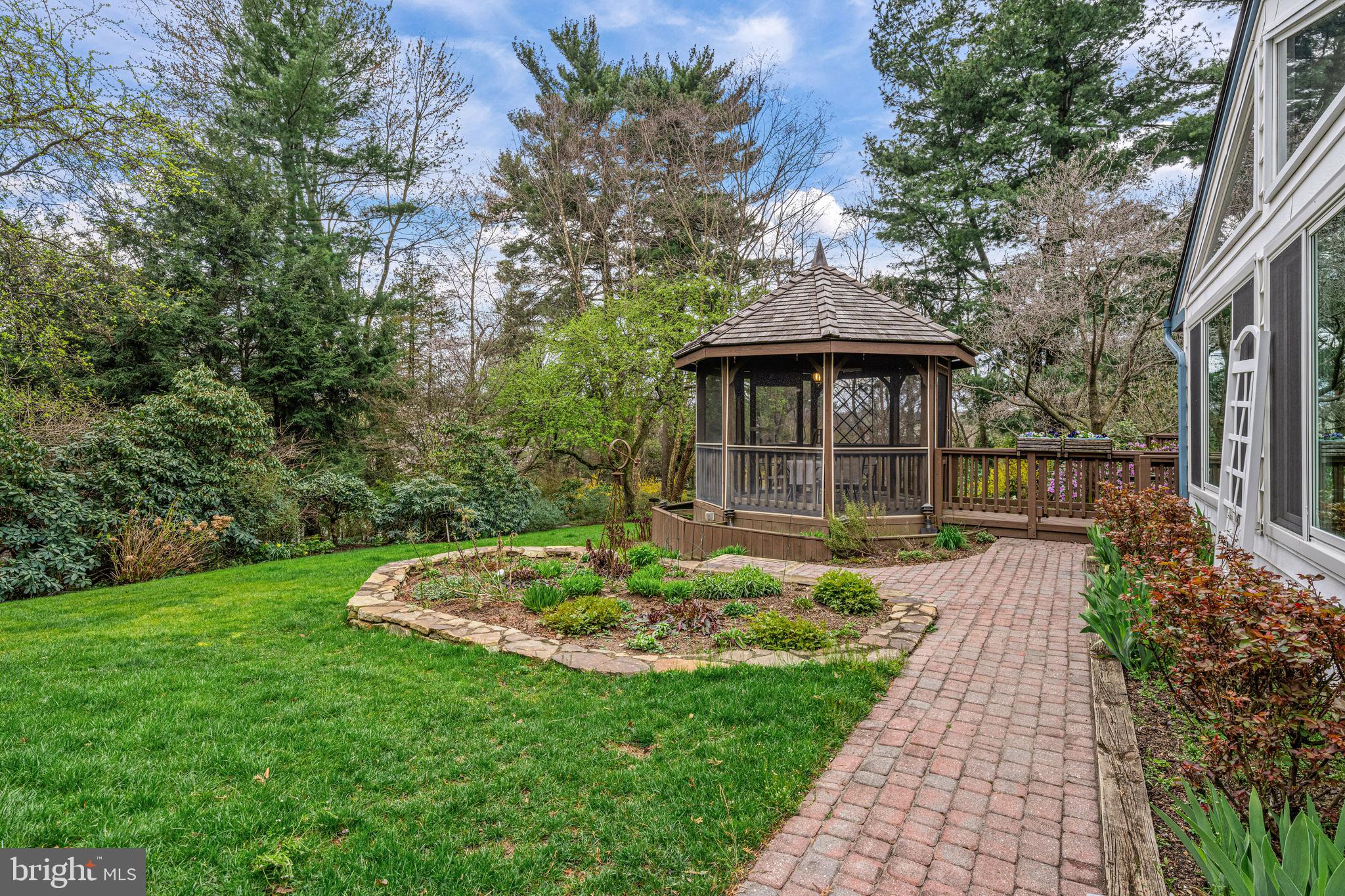607 Foxfields Road Bryn Mawr, PA 19010 - Photo 43 of 48 Garden path to Gazebo