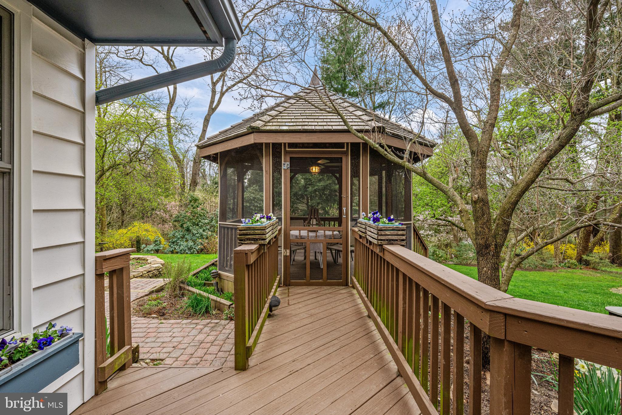 607 Foxfields Road Bryn Mawr, PA 19010 - Photo 44 of 48 Gazebo- from deck