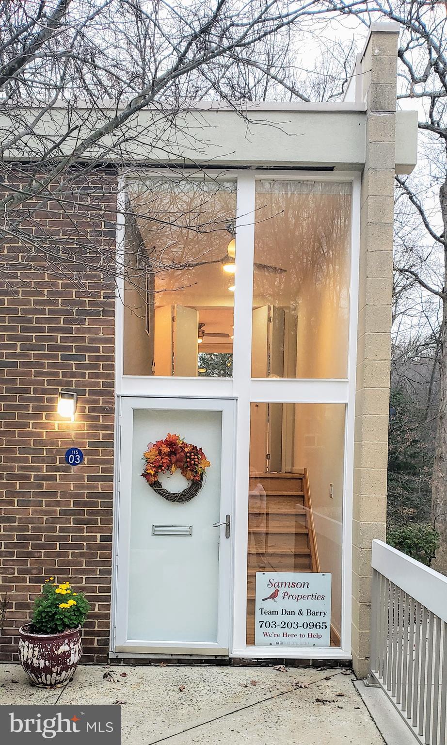 11503 Maple Ridge Road Reston, VA 20190 - Photo 40 of 94 Front of house in Autumn