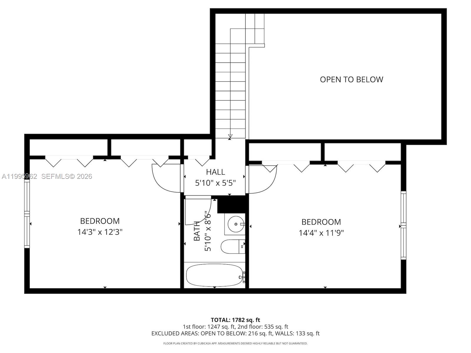 7821 Southwest 9th Terrace Miami, FL 33144 - Photo 29 of 29 Second Floor Plan