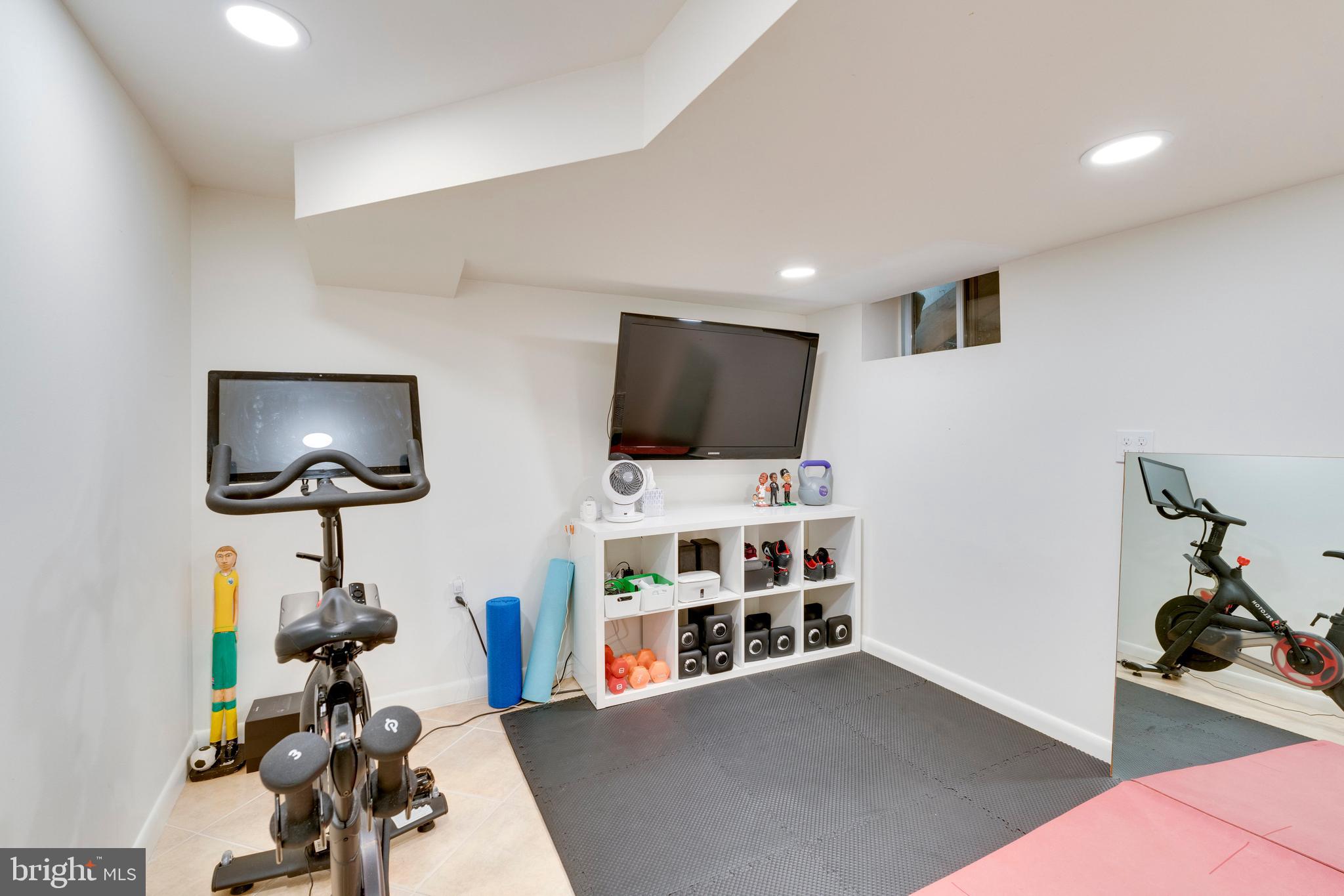 5705 Northfield Road Bethesda, MD 20817 - Photo 43 of 51 Lower Level Home Gym space