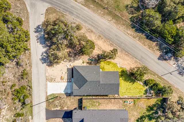 a view of a water with a mountain in the back