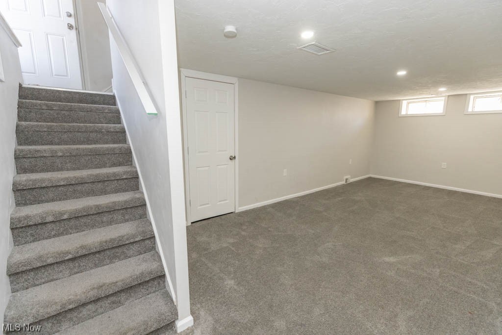 3890 Wallingford Road South Euclid, OH 44121 - Photo 11 of 19 Basement featuring dark colored carpet