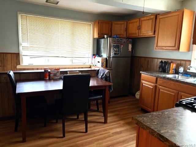 33 Eden Road, Unit 41 Cuddebackville, NY 12729 - Photo 28 of 34 a kitchen with stainless steel appliances granite countertop a sink stove and refrigerator