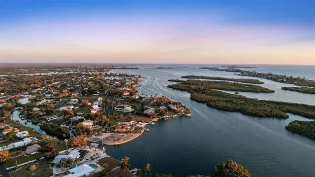 a view of an ocean and beach
