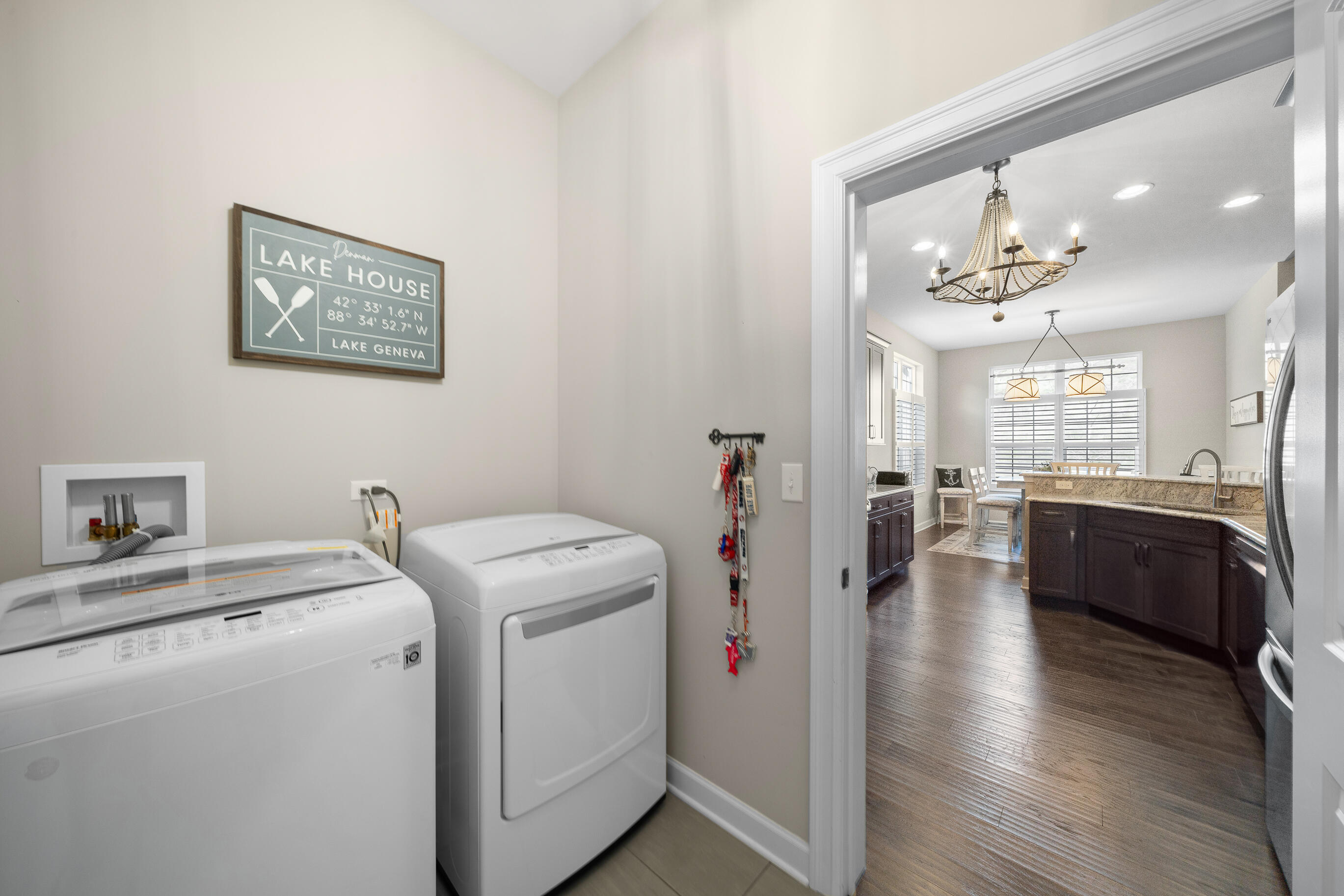 112 Lake Vista Circle Fontana, WI 53125 - Photo 14 of 48 Laundry Room off Kitchen