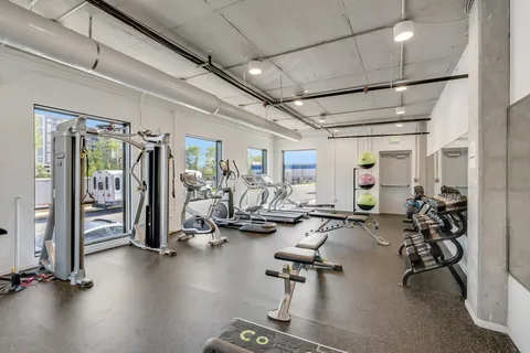 a view of a door and a door