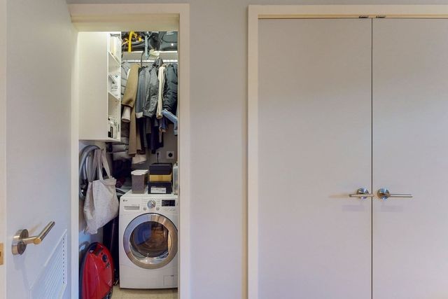 a view of storage and utility room