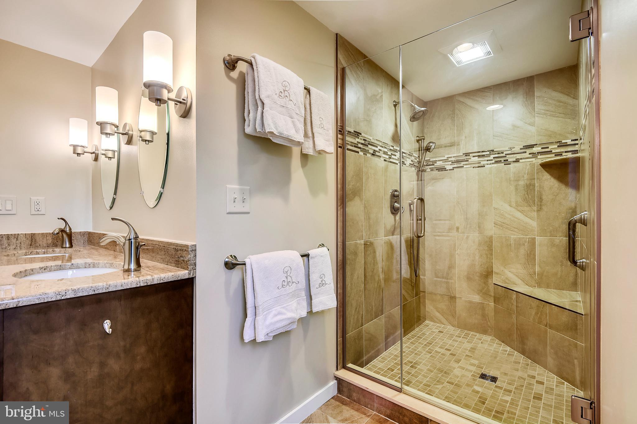 Wonderfully updated Master Bath