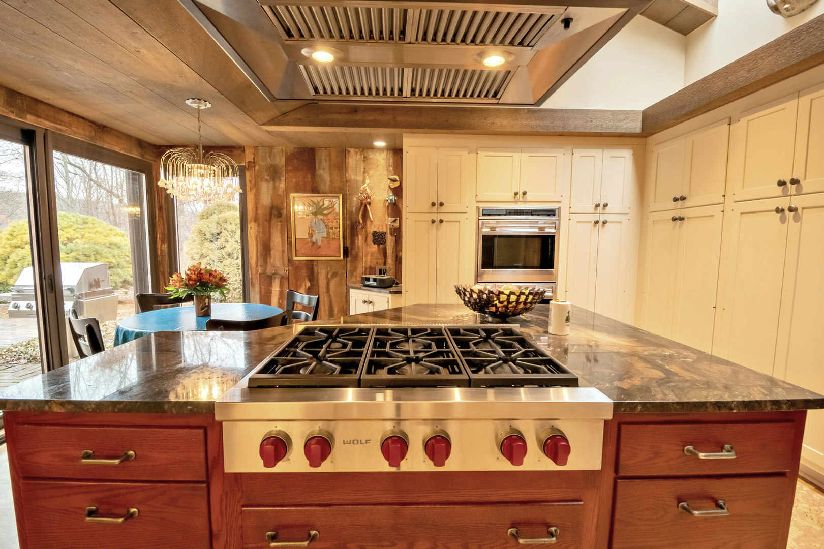 2109 Paulsen Road Harvard, IL 60033 - Photo 22 of 76 a kitchen with stainless steel appliances granite countertop a stove and a microwave