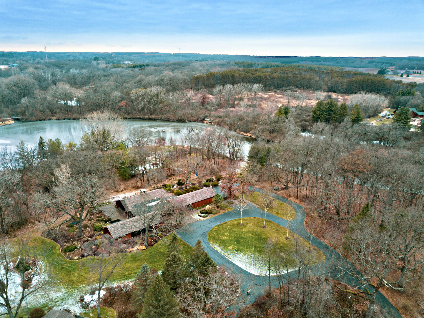 2109 Paulsen Road Harvard, IL 60033 - Photo 75 of 76 a view of a lake in middle of the town