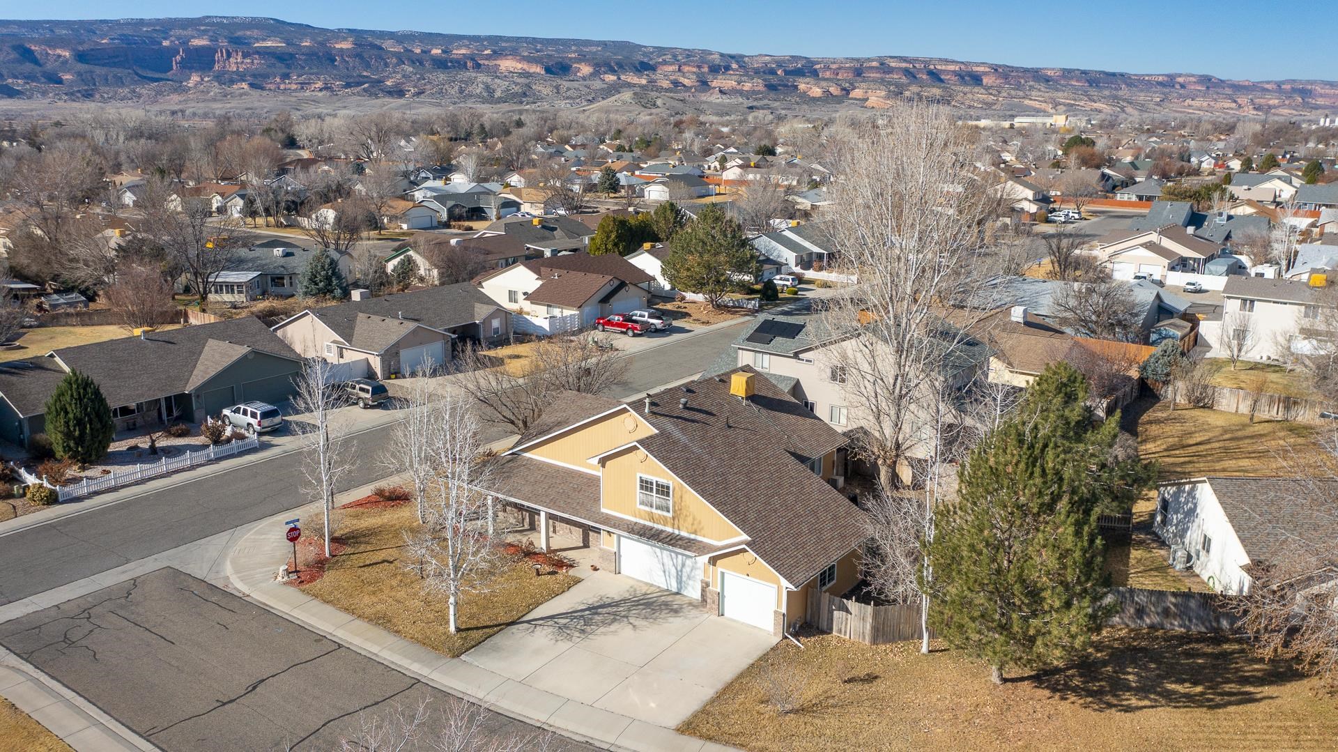 307 Elderberry Drive Fruita, CO 81521 - Photo 34 of 42 an aerial view of a city