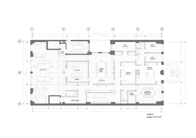 a front view of a building