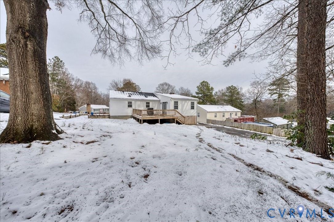 11201 Puckett Place Midlothian, VA 23112 - Photo 22 of 23 a view of a dirt road with a large tree