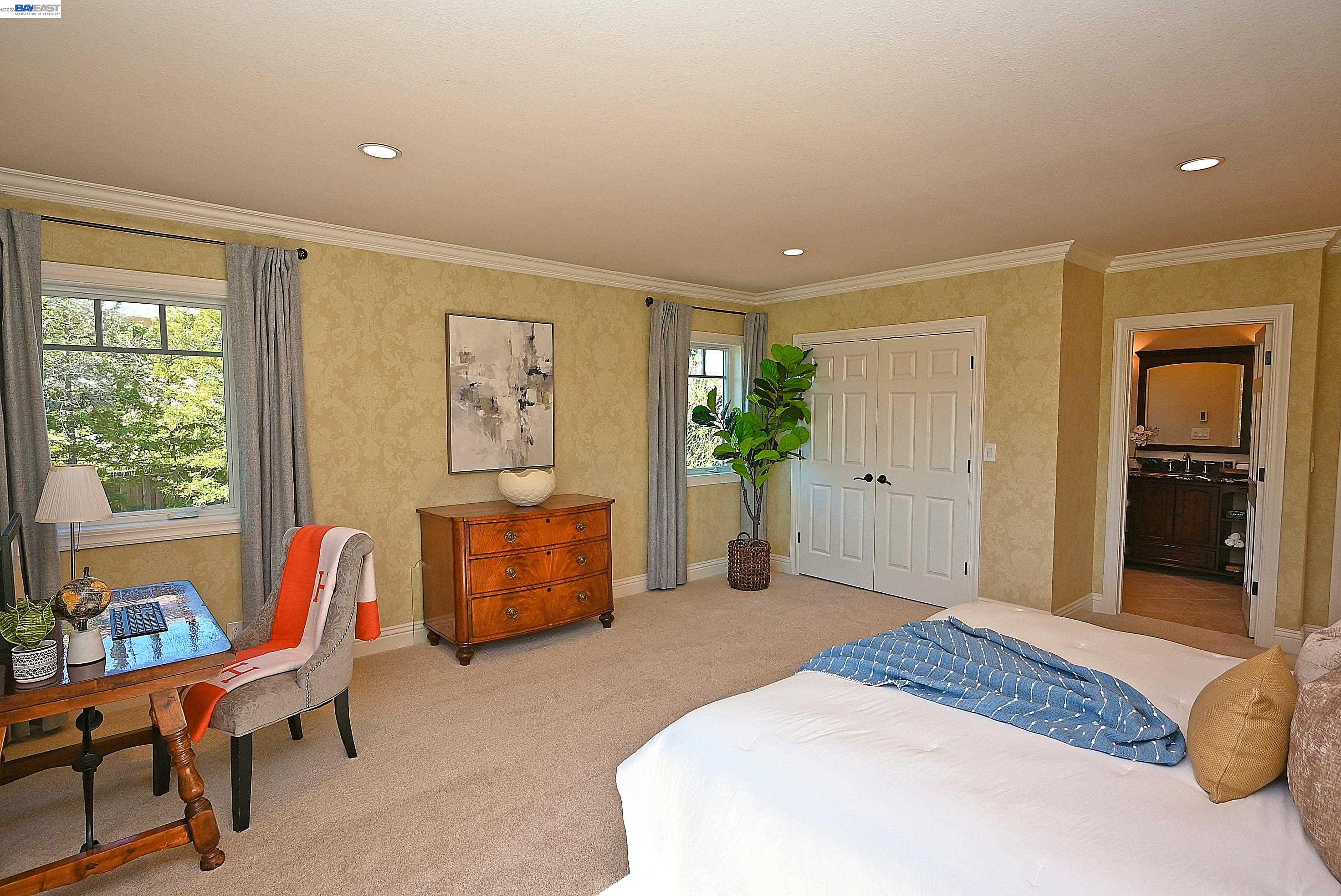 16 Ardendale Court Alamo, CA 94507 - Photo 38 of 58 a bedroom with furniture and a window