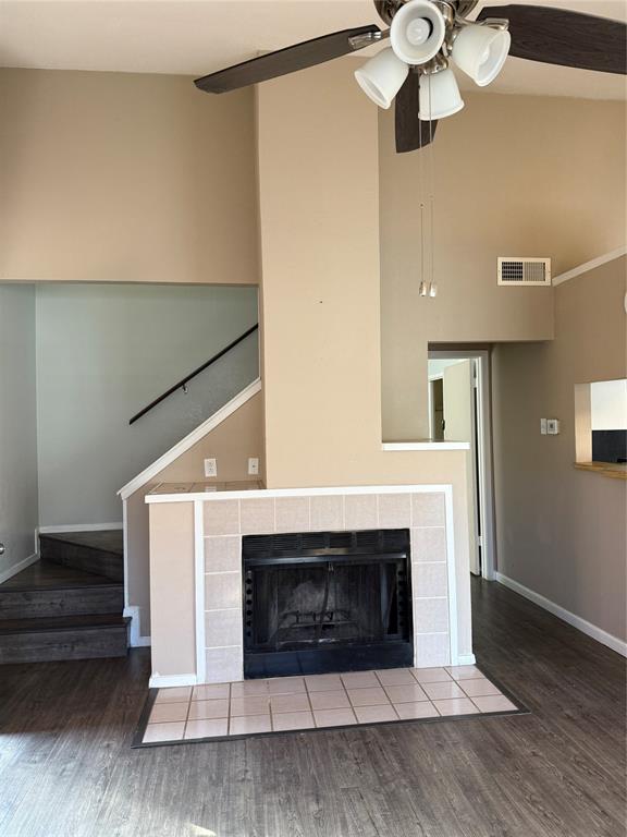 2240 Tarpley Road, Unit 31 Carrollton, TX 75006 - Photo 2 of 18 a living room with a fireplace