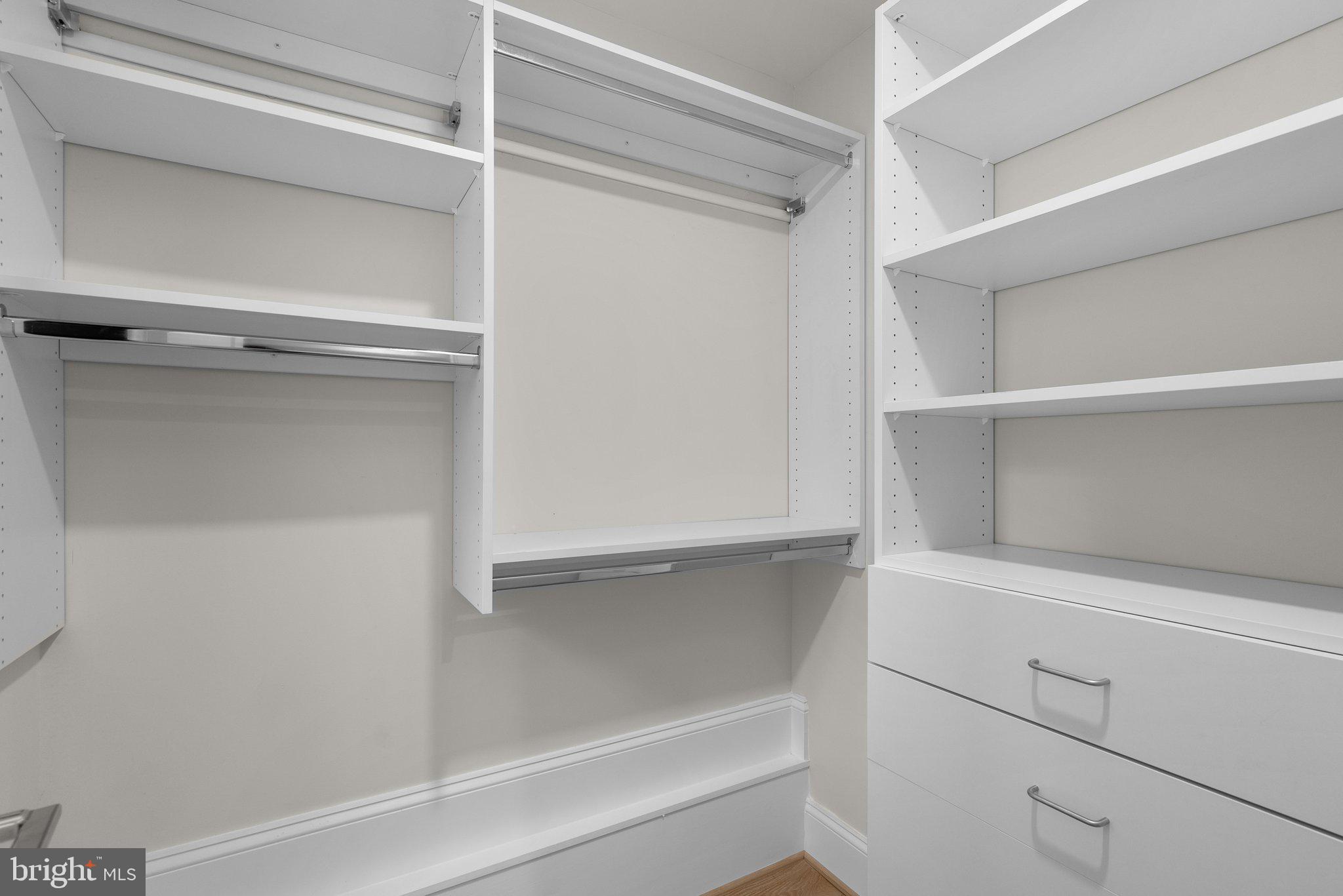 3710 S Street Northwest Washington, DC 20007 - Photo 16 of 32 a view of an empty walk in closet