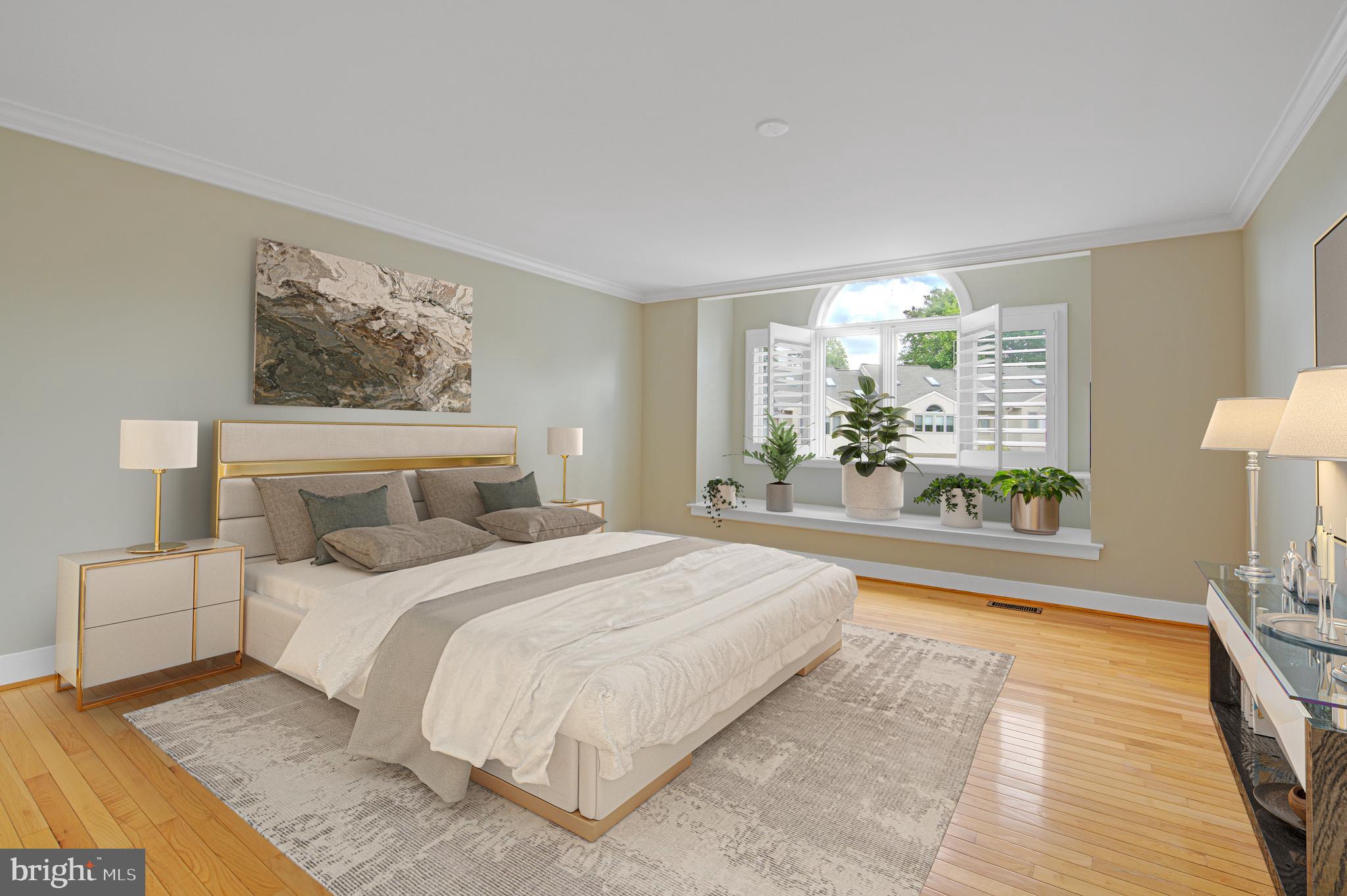 19 Greythorne Woods Circle, Unit 19 Wayne, PA 19087 - Photo 6 of 46 Primary bedroom - virtually staged