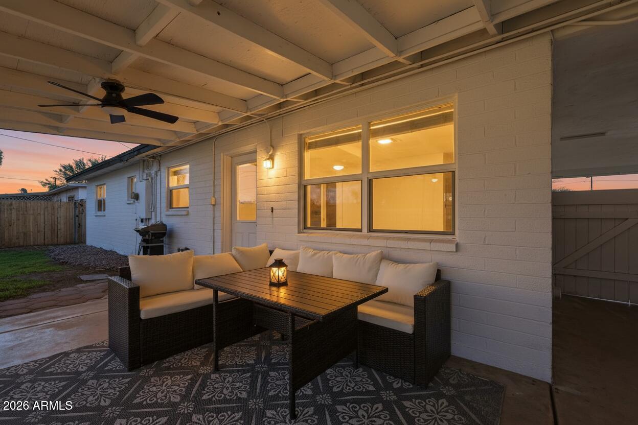 1052 West Elna Rae Street Tempe, AZ 85281 - Photo 13 of 16 a outdoor living space with furniture