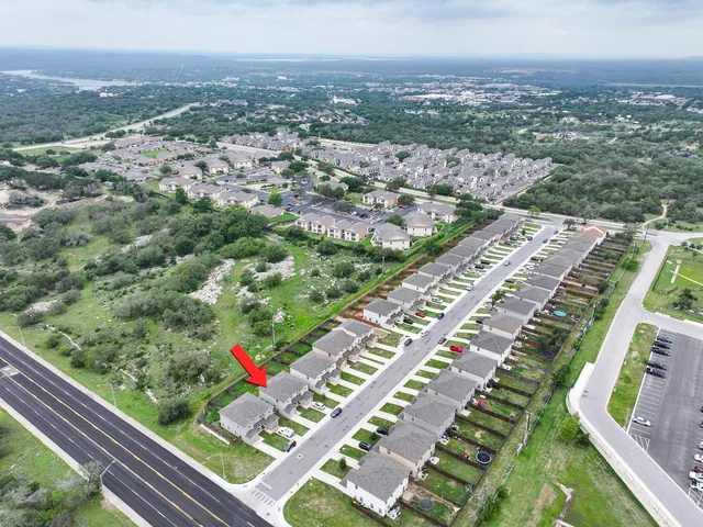 an aerial view of city