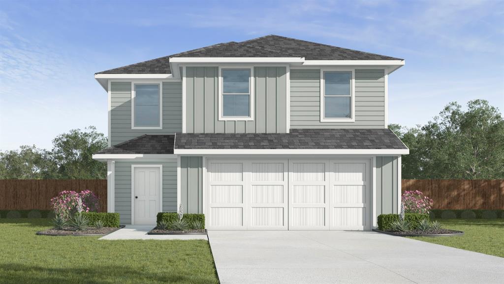 3518 Spring Time Street Forney, TX 75126 - Photo 1 of 31 Two-story residence featuring light gray siding, a dark shingle roof, and white trim accents