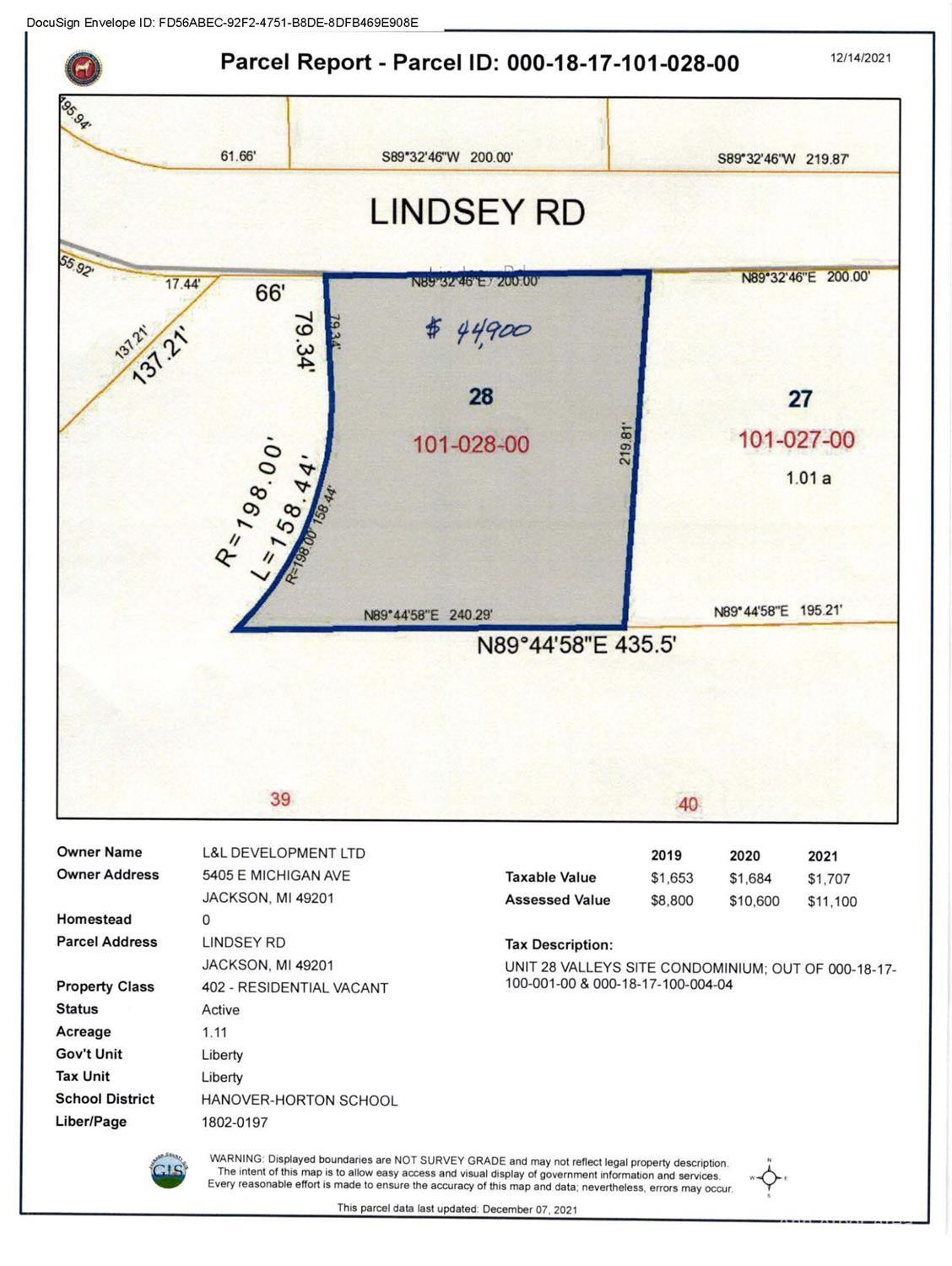 0 Lindsey Road, Unit 28 Jackson, MI 49201 - Photo 2 of 2 Photo 2
