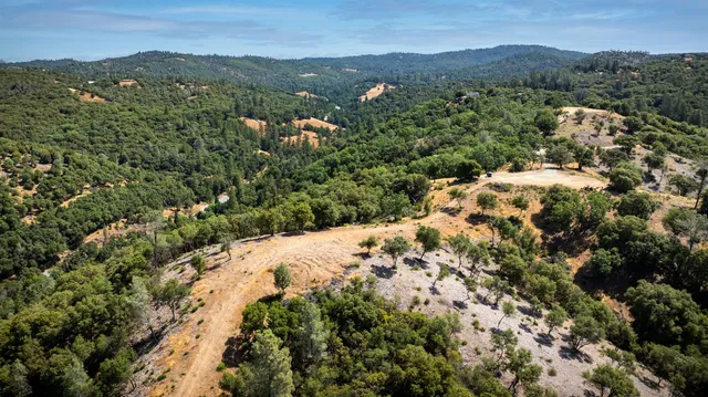 a view of a mountain in the distance