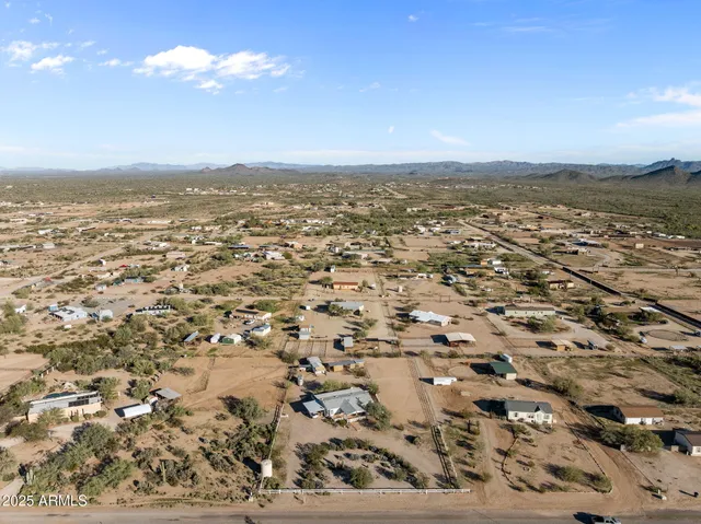an aerial view of residential building with outdoor space