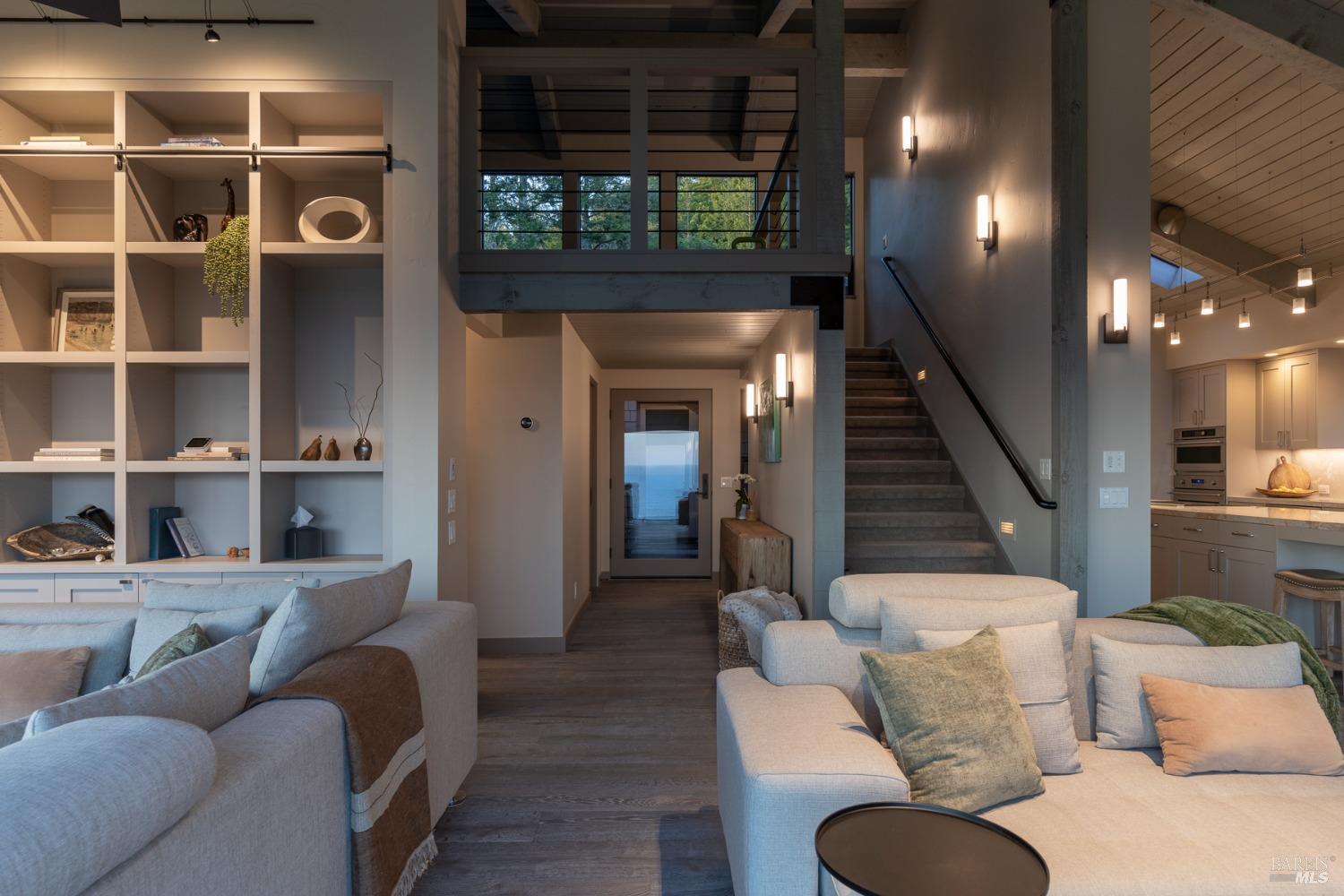 Undisclosed Address The Sea Ranch, CA 95497 - Photo 20 of 46 a living room with furniture and a fireplace